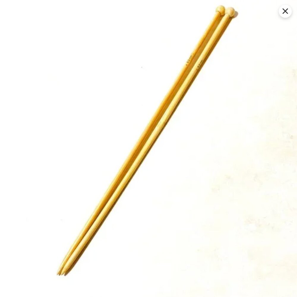 3/20$, Bamboo Single Pointed Knitting Needle Set 6 mm, NWOT